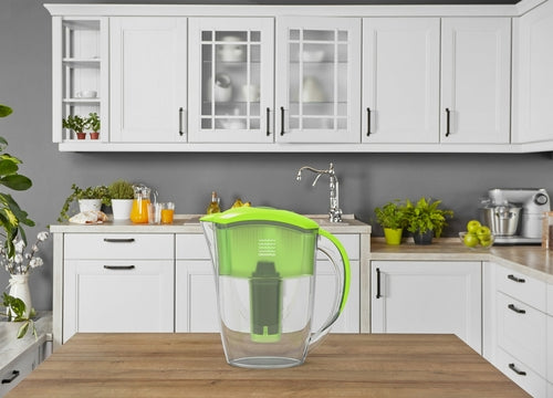 Drinkpod Alkaline Water Filter Pitcher, 8-Stage Cartridge 2.5L